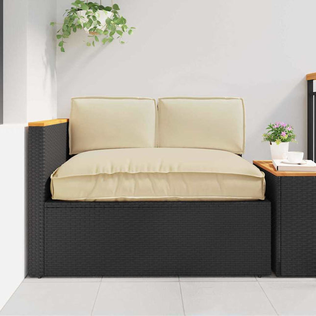 Pudesæt Oxford stof Beige 120 x 80 x 52 cm