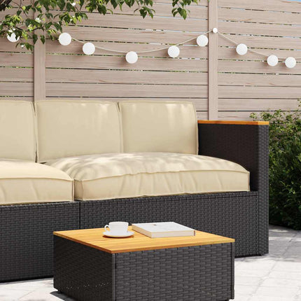 Pudesæt Oxford stof Beige 120 x 80 x 52 cm