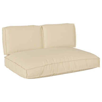 Pudesæt Oxford stof Beige 120 x 80 x 52 cm