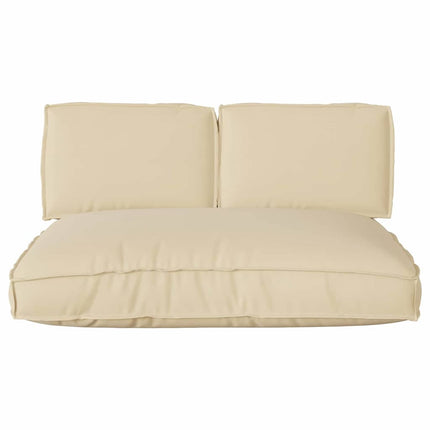 Pudesæt Oxford stof Beige 120 x 80 x 52 cm