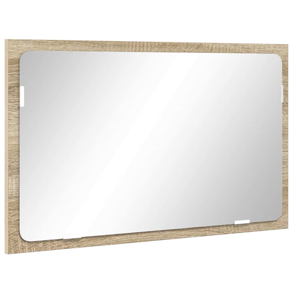 Badeværelsesmøbel sæt med skuffe Sonoma eg Konstrueret træ