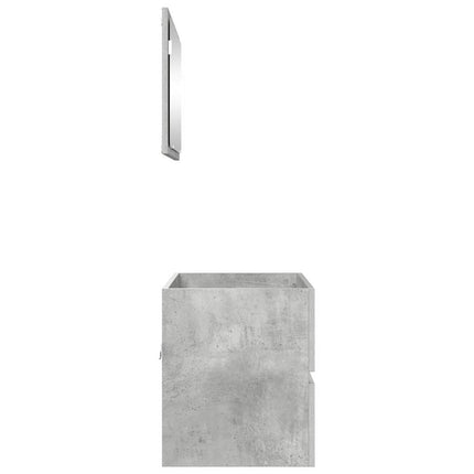 Badeværelsesmøbel sæt Beton Grå 60 x 38,3 x 45 cm
