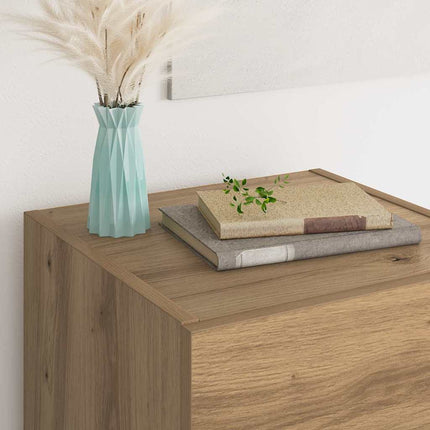 Sideboard Artisan Egetræ 34,5 x 34 x 90 cm Konstrueret træ