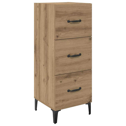 Sideboard Artisan Egetræ 34,5 x 34 x 90 cm Konstrueret træ