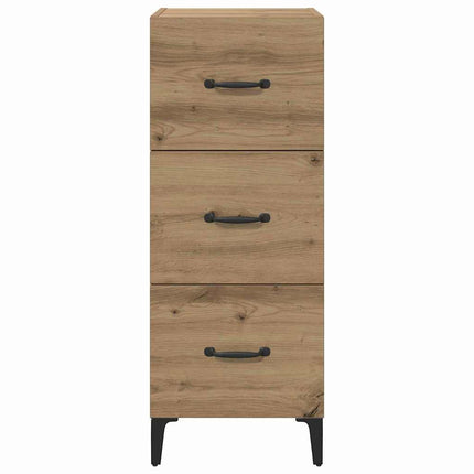 Sideboard Artisan Egetræ 34,5 x 34 x 90 cm Konstrueret træ