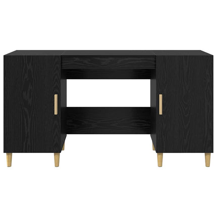 Bord Sort eg Konstrueret træ 140 x 50 x 75 cm