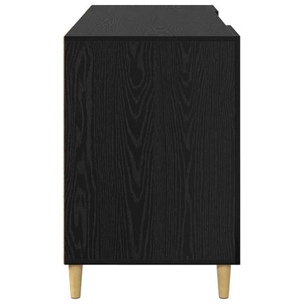 Bord Sort eg Konstrueret træ 140 x 50 x 75 cm