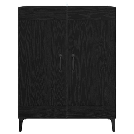 Sideboard Sort eg 69,5 x 34 x 90 cm Konstrueret træ
