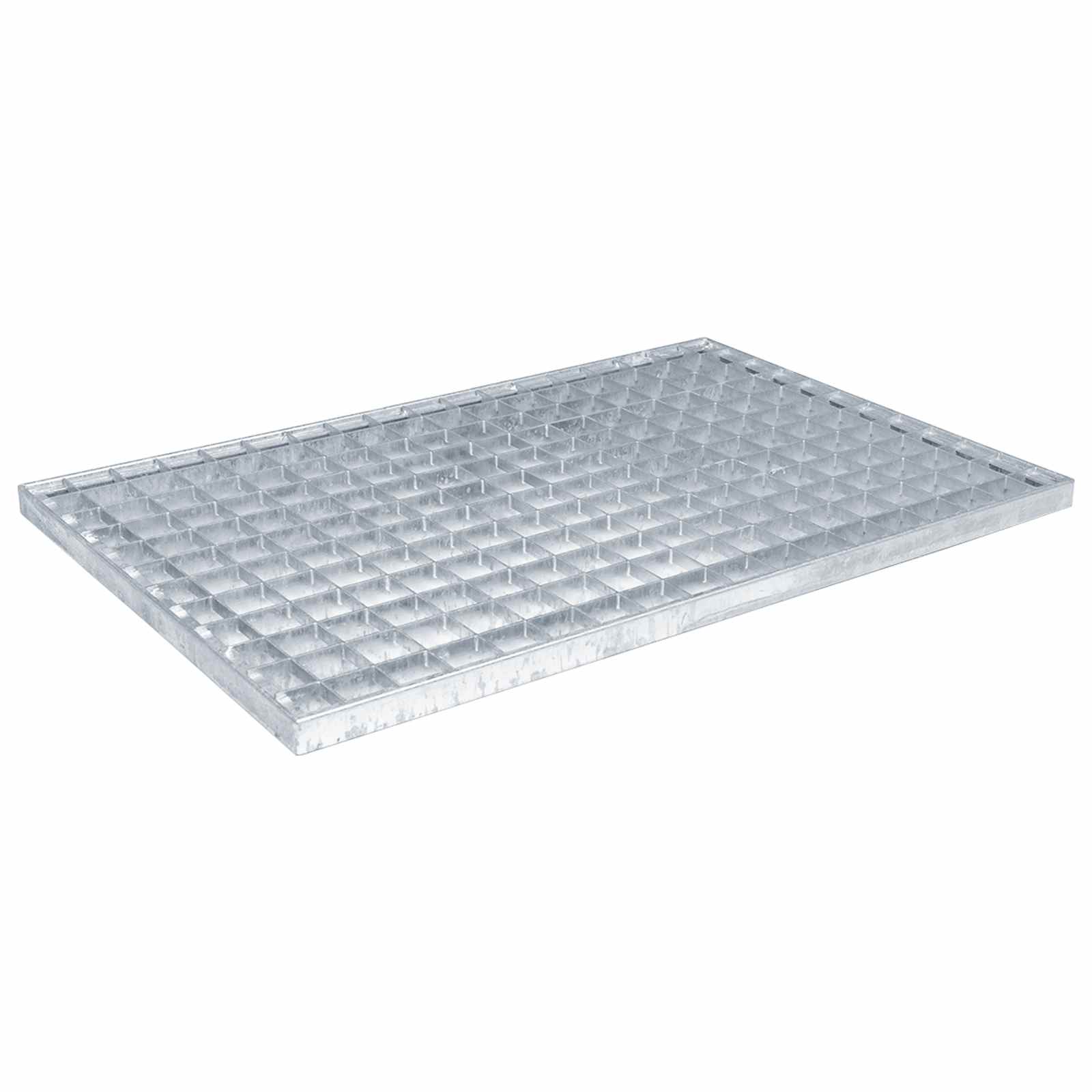 Gitter Sølv 60 x 40 x 2 cm Hot-Dip Galvaniseret Stål