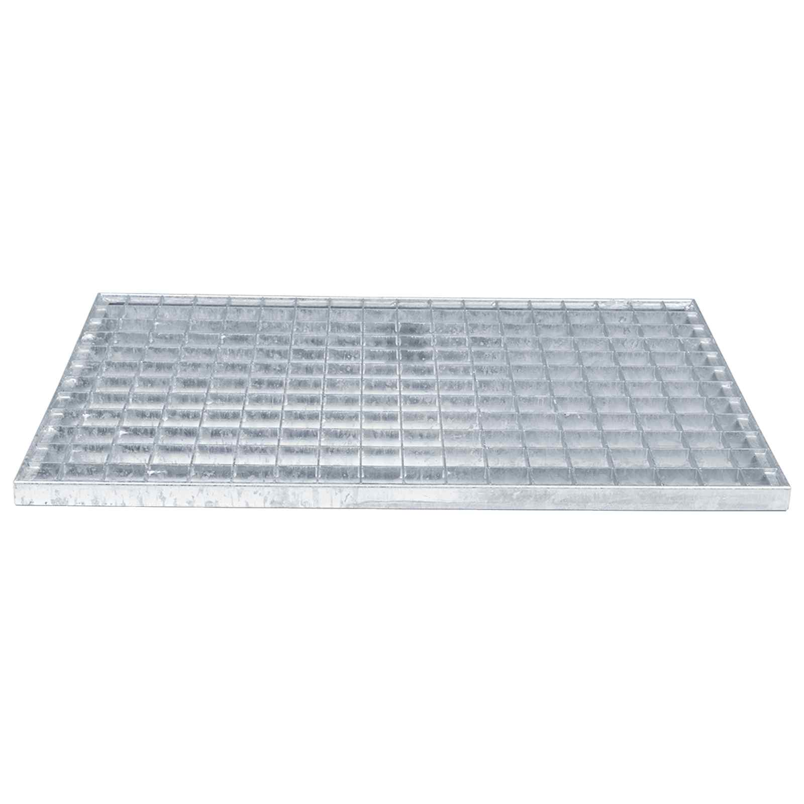 Gitter Sølv 60 x 40 x 2 cm Hot-Dip Galvaniseret Stål