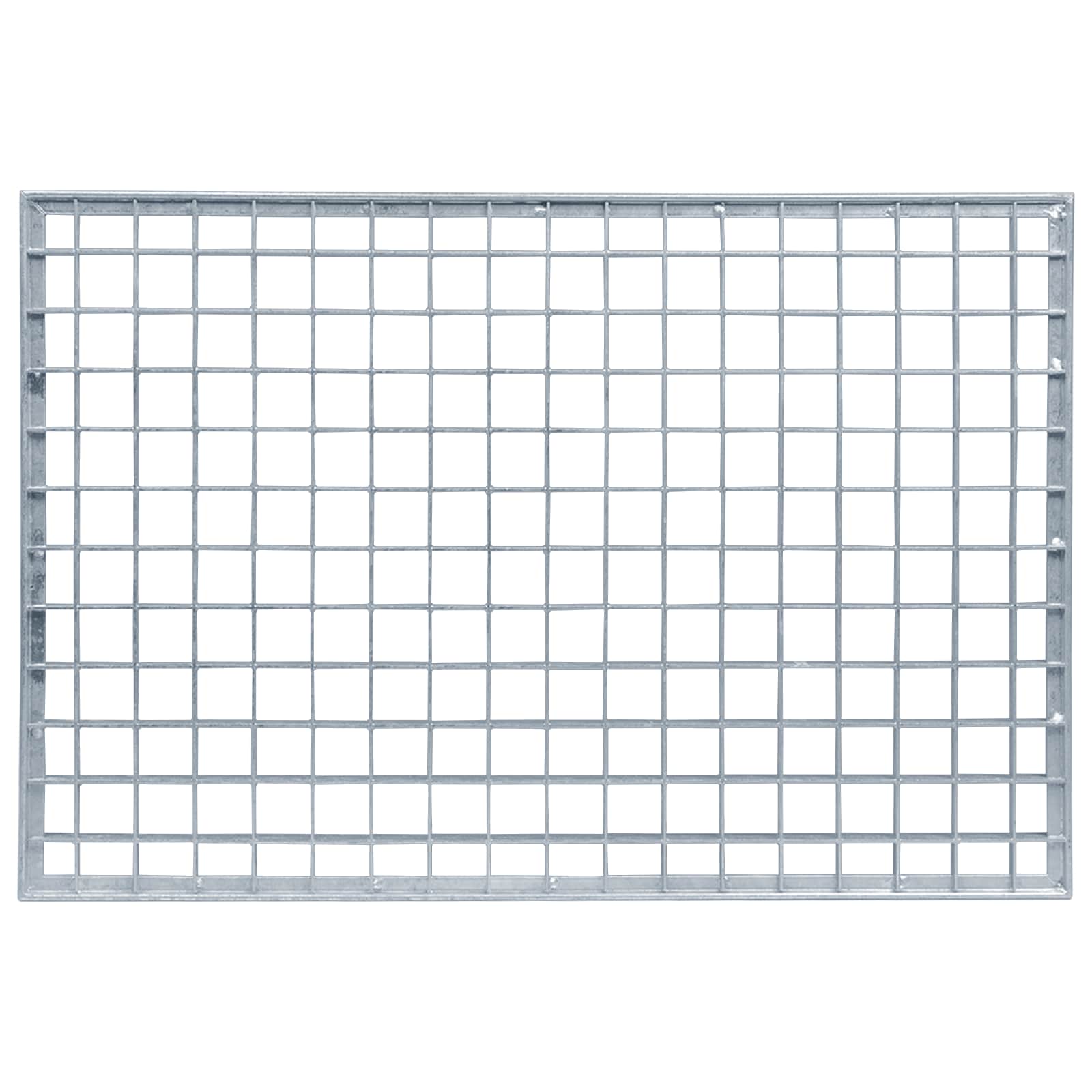 Gitter Sølv 60 x 40 x 2 cm Hot-Dip Galvaniseret Stål