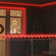 Sejllys med 120 LED'er Rød 5 m PVC