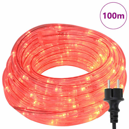 Sejllys med reblys Rød 100 m PVC