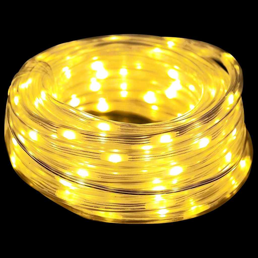 Sejllys med 1200 LED'er Varm hvid 50 m PVC