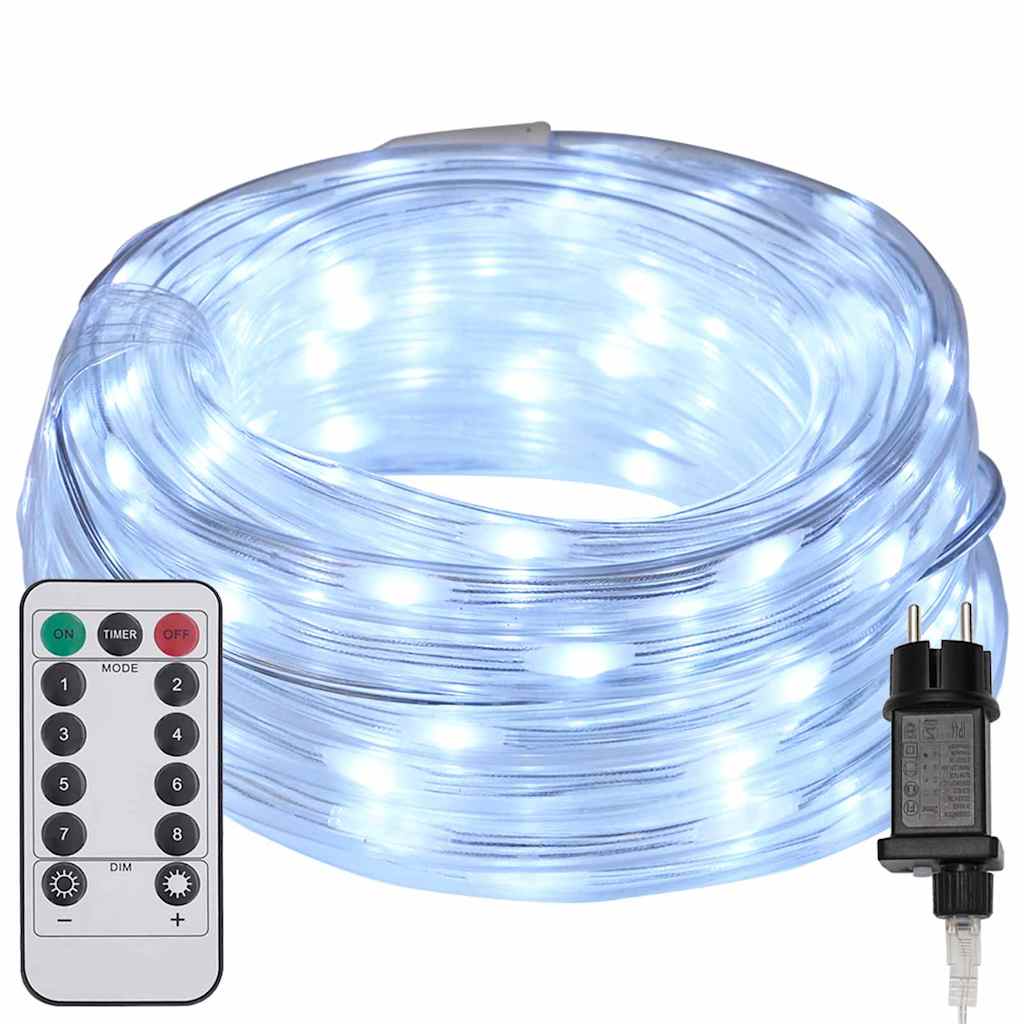 Sejllys med 480 LED'er Kold Hvid 20 m PVC