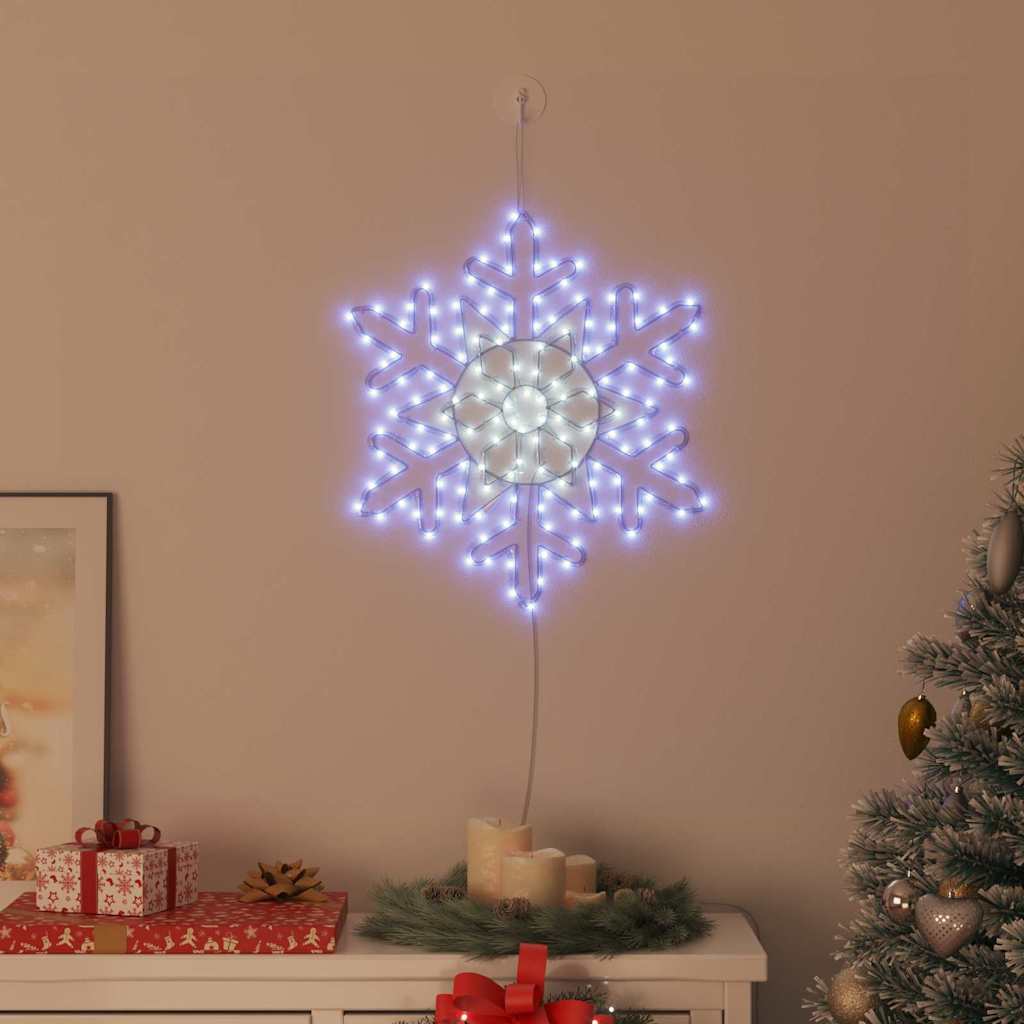 Juletarget med 156 LED'er Blå 55,5 x 55,5 x 0,75 cm PVC
