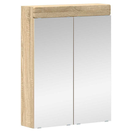 Badeværelsesmøbel sæt TULUM 2 stk. Sonoma eg 60 x 34 x 63 cm