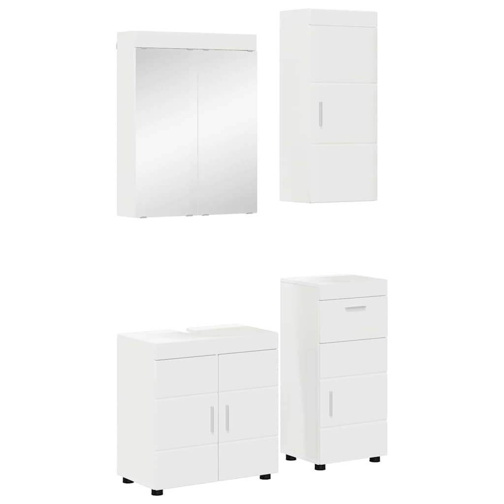 Badevrelsesmbel st TULUM 4 stk. Hvid 60 x 34 x 63 cm