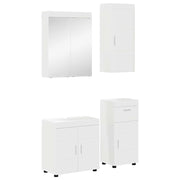 Badeværelsesmøbel sæt TULUM 4 pcs Hvid 60 x 34 x 63 cm