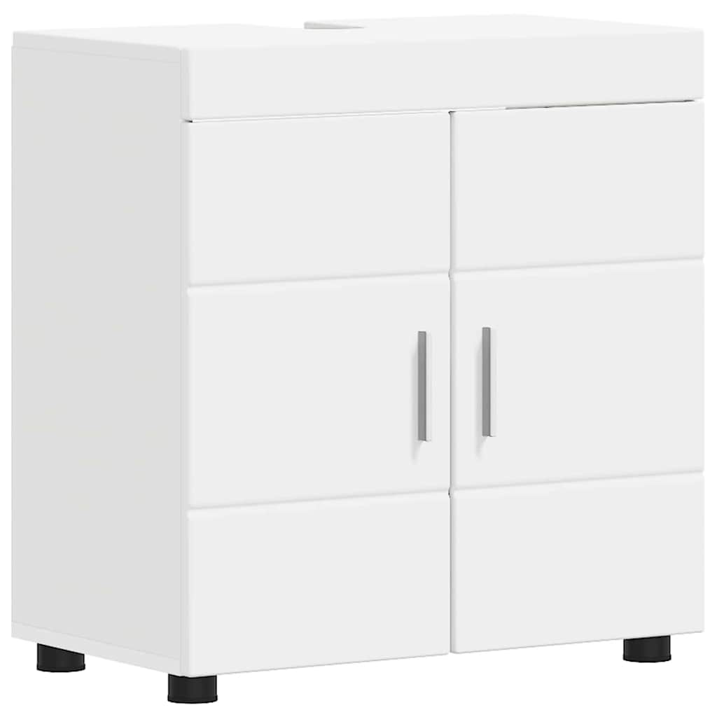 Badeværelsesmøbel sæt TULUM 4 pcs Hvid 60 x 34 x 63 cm