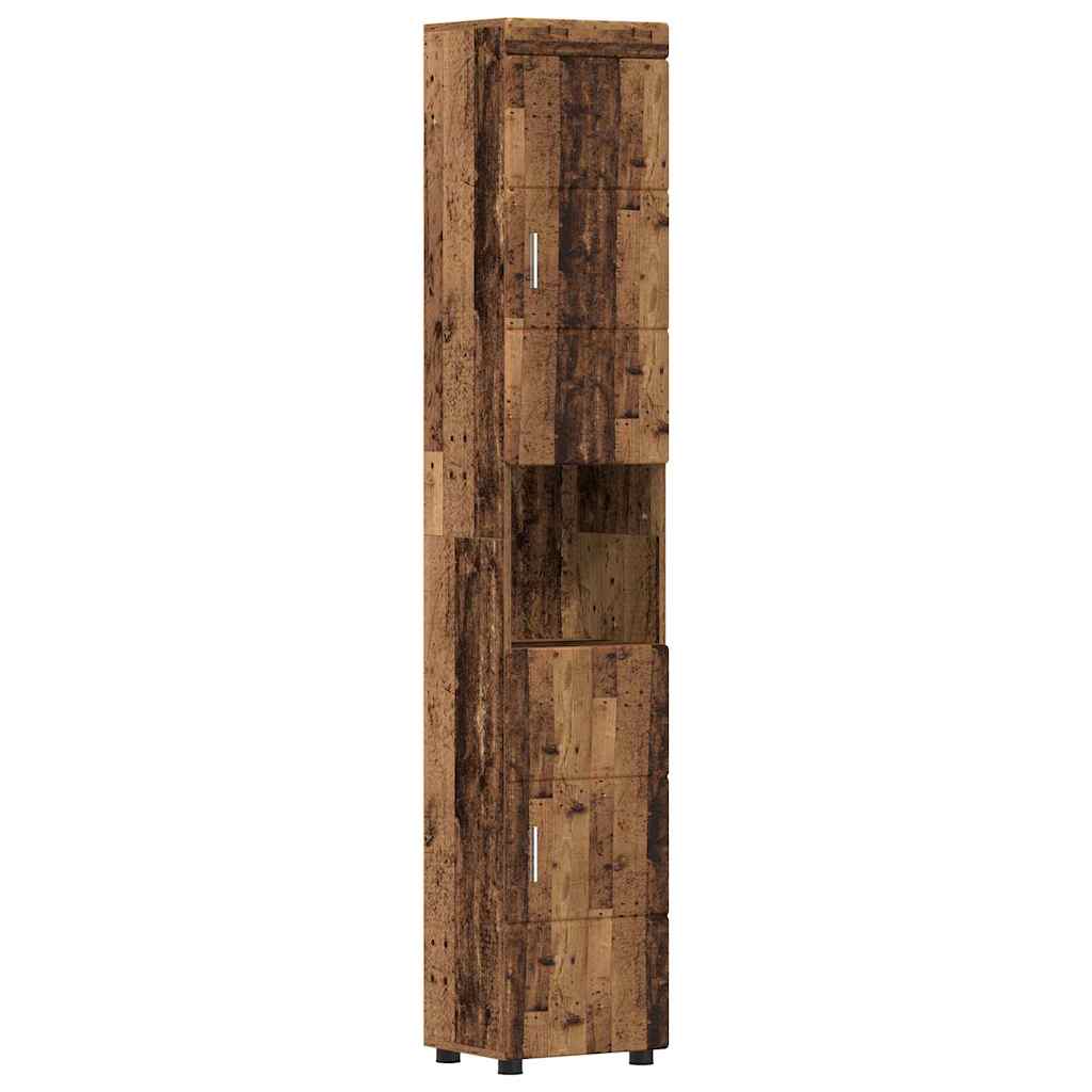 Badeværelsesmøbel sæt TULUM 5 pcs Gammelt træ 60 x 34 x 63 cm