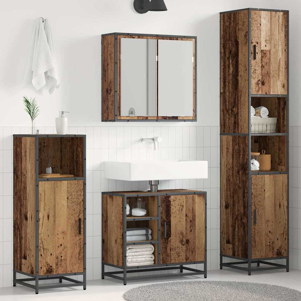 Badevrelsesmbel st 3 stk. Gammelt tr 65 x 33 x 60 cm