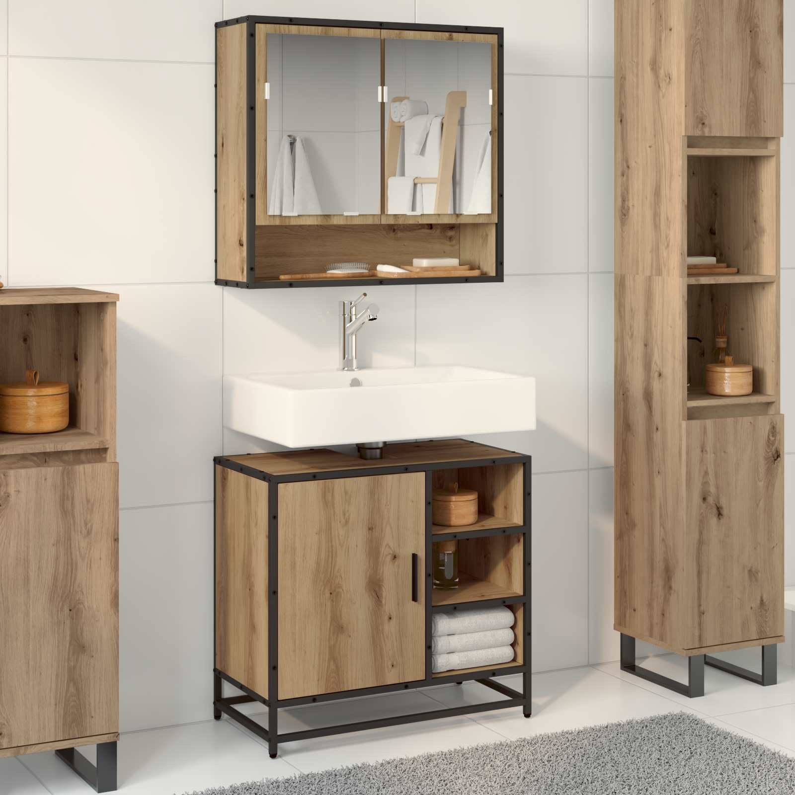 Badevrelsesmbel st 2 stk. Artisan Egetr Konstrueret tr