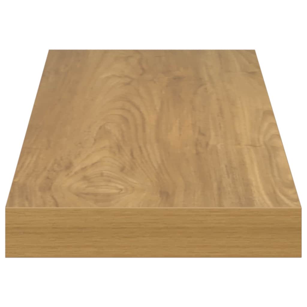 Væghylde Vægmonteret 4 pcs Brun 60 x 23 x 4 cm Konstrueret træ