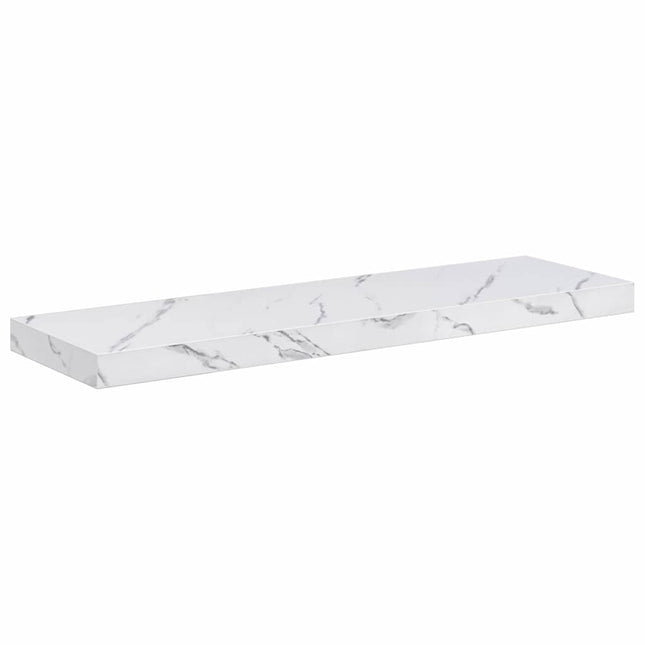 Væghylde Vægmonteret Hvid marmor 90 x 23,5 x 3,8 cm