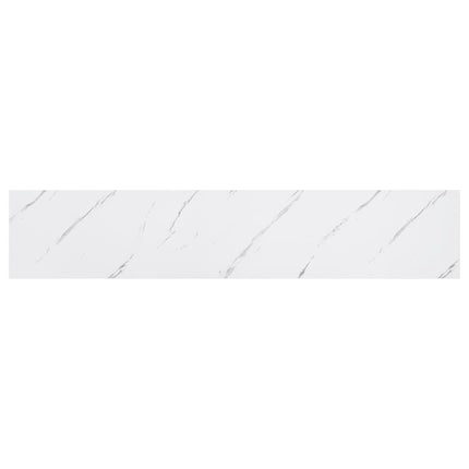 Væghylde Vægmonteret Hvid marmor 120 x 23,5 x 3,8 cm