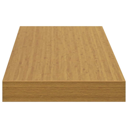 Væghylde 4 pcs Beige 80 x 23,5 x 4 cm Konstrueret træ