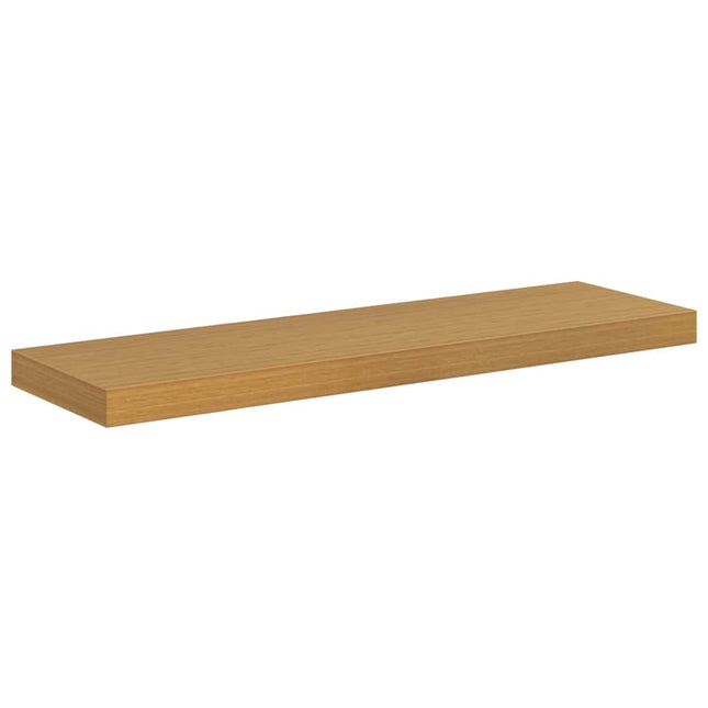 Væghylde Vægmonteret Beige 90 x 23,5 x 4 cm Konstrueret træ