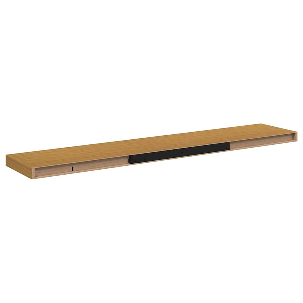 Væghylde Vægmonteret Beige 120 x 23,5 x 4 cm Konstrueret træ