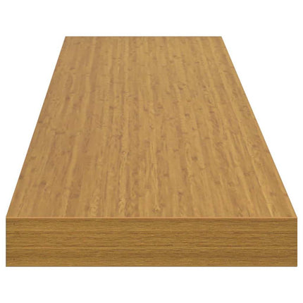 Væghylde Vægmonteret Beige 120 x 23,5 x 3,8 cm Konstrueret træ