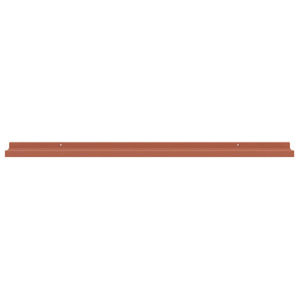 Væghylde Vægmonteret 2 pcs Rød 100 x 9 x 3 cm Konstrueret træ