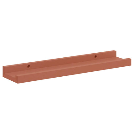 Væghylde Vægmonteret 4 pcs Rød 40 x 9 x 3 cm Konstrueret træ