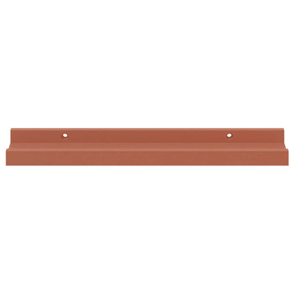 Væghylde Vægmonteret 4 pcs Rød 40 x 9 x 3 cm Konstrueret træ