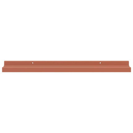 Væghylde Vægmonteret 4 pcs Rød 60 x 9 x 3 cm Konstrueret træ