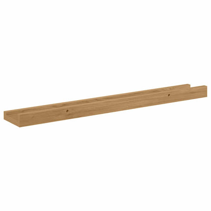 Væghylde Vægmonteret 2 stk. Brun 60 x 9 x 3 cm Konstrueret træ
