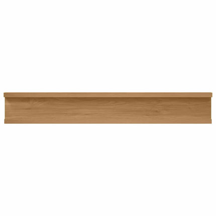 Væghylde Vægmonteret 2 stk. Brun 60 x 9 x 3 cm Konstrueret træ
