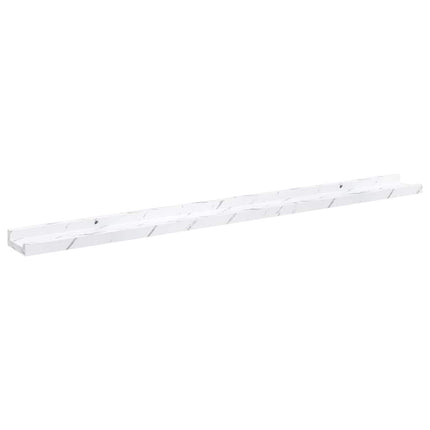 Væghylde Vægmonteret 4 pcs Hvid marmor 100 x 9 x 3 cm