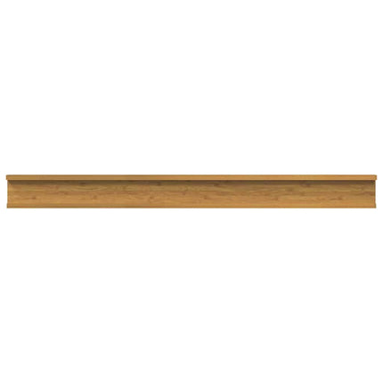 Væghylde Vægmonteret 2 pcs Beige 100 x 9 x 3 cm Konstrueret træ