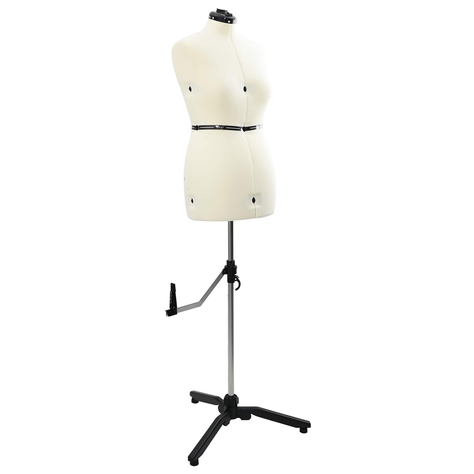 Justérbar kjoleform til kvinder Creme m Fløjl