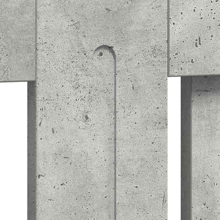 Radiatorcover Betongrå 172 x 19 x 81,5 cm Konstrueret træ