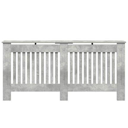 Radiatorcover Betongrå 172 x 19 x 81,5 cm Konstrueret træ