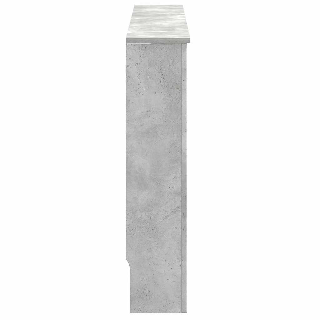 Radiatorcover Beton Grå 172 x 19 x 81,5 cm Konstrueret træ
