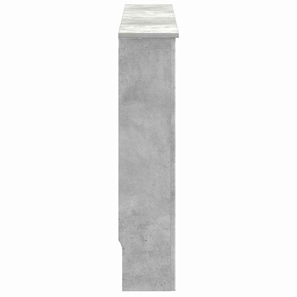 Radiatorcover Betongrå 152 x 19 x 81,5 cm Konstrueret træ
