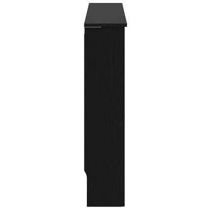 Radiatorcover Sort eg 152 x 19 x 81,5 cm Konstrueret træ