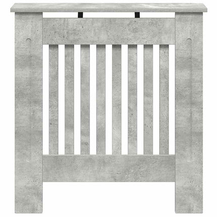 Radiatorcover Betongrå 78 x 19 x 81,5 cm Konstrueret træ