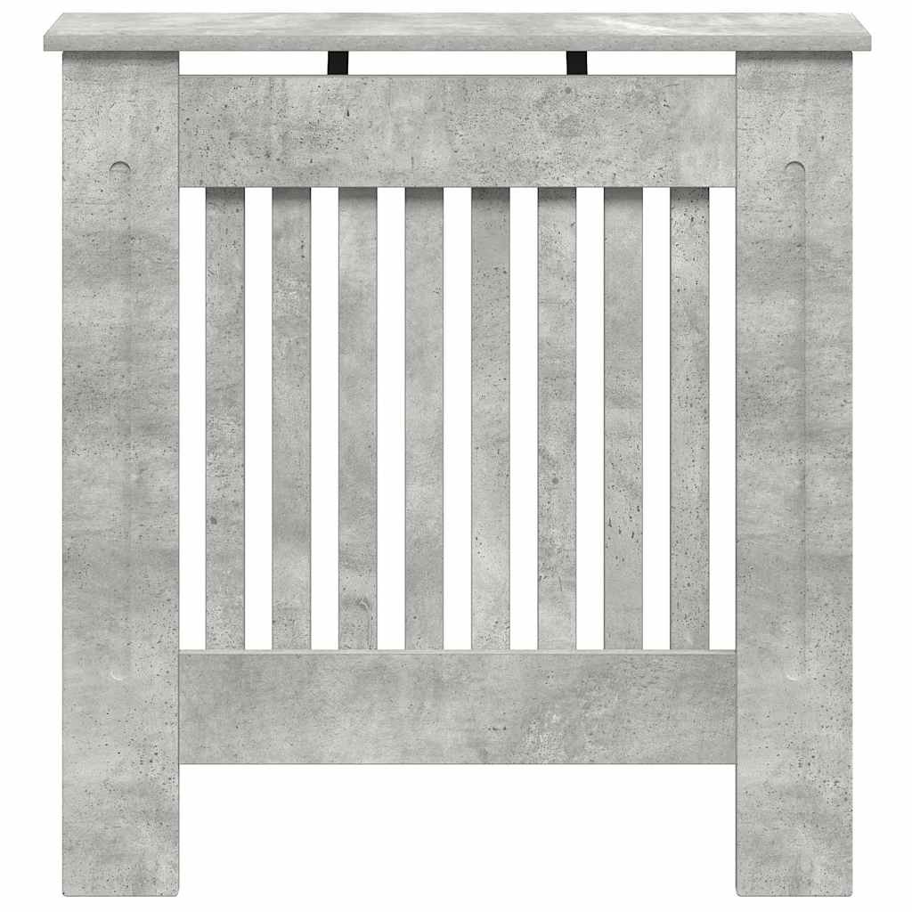 Radiatorcover Beton Grå 78 x 19 x 81,5 cm Konstrueret træ